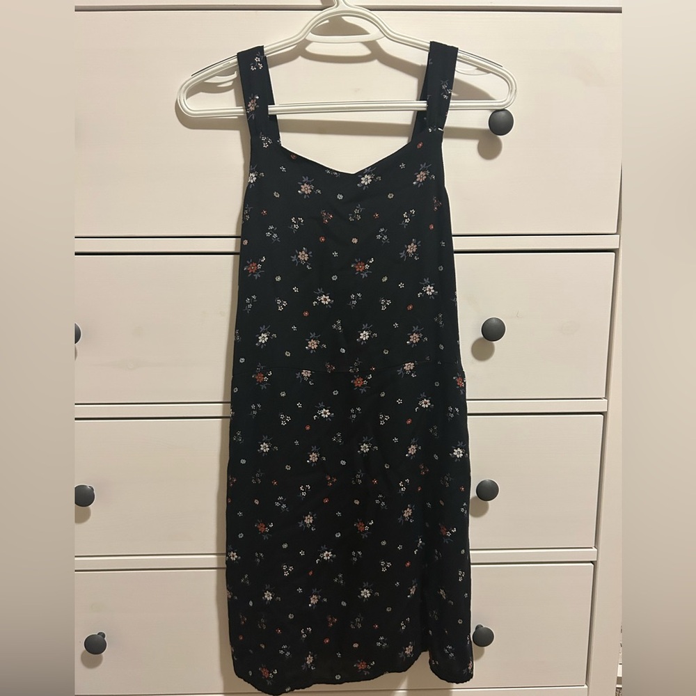 Abercrombie Kids Black Floral Dress